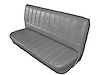 Front Bench Seat Upholstery for 1973-1980 Chevrolet/GMC Standard Cab Truck [Stationary Backrest, Medium Gray] - image 1