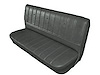Front Bench Seat Upholstery for 1973-1980 Chevrolet/GMC Standard Cab Truck [Stationary Backrest, Charcoal] - image 1