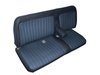 Front Bench Seat Upholstery for 1988-1995 Chevrolet/GMC Standard Cab Truck [Center Arm Rest/Headrest, Navy Blue/Royal Blue] - image 2