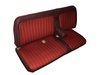 Front Bench Seat Upholstery for 1988-1995 Chevrolet/GMC Standard Cab Truck [Center Arm Rest/Headrest, Burgundy/Red] - image 2