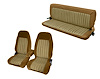 Front Bucket/Rear Bench Seat Upholstery for 1988-1995 Chevy/GMC Std. Cab Truck [Center Arm Rest/Headrest, Camel/Sandstone] - image 1