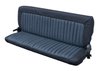Front Bucket/Rear Bench Seat Upholstery for 1988-1995 Chevy/GMC Std. Cab Truck [Center Arm Rest/Headrest, Navy Blue/Royal Blue] - image 3