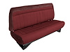 Front Bench Seat Upholstery for 1988-1996 Chevrolet/GMC Standard Cab Truck [No Headrest, Garnet/Burgundy] - image 1