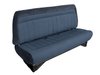 Front Bench Seat Upholstery for 1988-1996 Chevrolet/GMC Standard Cab Truck [With Headrest, Indigo Blue/Navy Blue] - image 2