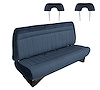 Front Bench Seat Upholstery for 1988-1996 Chevrolet/GMC Standard Cab Truck [With Headrest, Royal Blue/Royal Blue] - image 1