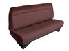 Front Bench Seat Upholstery for 1988-1996 Chevrolet/GMC Standard Cab Truck [With Headrest, Currant/Burgundy] - image 2