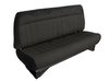 Front Bench Seat Upholstery for 1988-1996 Chevrolet/GMC Standard Cab Truck [With Headrest, Ebony/Black] - image 2