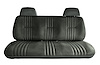 Front Bench Seat Upholstery for 1995-1998 Chevrolet/GMC Standard Cab Truck [With Headrest, Graphite/Charcoal] - image 1