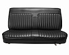 Bench Seat Upholstery for 1982-1993 Chevrolet S-10, GMC S-15, Sonoma Standard Cab Truck [Sierra Vinyl, Black] - image 1