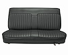 Bench Seat Upholstery for 1982-1993 Chevrolet S-10, GMC S-15, Sonoma Standard Cab Truck [Sierra Vinyl, Dark Charcoal] - image 1