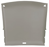 ABS Plastic Headliner for 1982-1993 Chevrolet S-10, GMC S-15, Sonoma 2-Door Extended Cab Truck [Foambacked Cloth, Light Gray] - image 1
