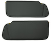Sun Visors for 1982-1993 Chevy S-10 Trucks, S-10 Blazer, GMC S-15, Sonoma Trucks,  S-15 Jimmy [Foambacked Cloth, Charcoal] - image 1