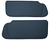 Sun Visors for 1982-1993 Chevy S-10 Trucks, S-10 Blazer, GMC S-15, Sonoma Trucks,  S-15 Jimmy [Foambacked Cloth, Medium Blue] - image 1