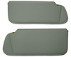 Sun Visors for 1982-1993 Chevy S-10 Trucks, S-10 Blazer, GMC S-15, Sonoma Trucks,  S-15 Jimmy [Foambacked Cloth, Light Gray] - image 1