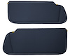 Sun Visors for 1982-1993 Chevy S-10 Trucks, S-10 Blazer, GMC S-15, Sonoma Trucks,  S-15 Jimmy [Foambacked Cloth, Navy Blue] - image 1