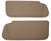 Sun Visors for 1982-1993 Chevrolet Blazer, S-10/GMC S-15, Jimmy, Sonoma [Foambacked Cloth, Dark Beige] - image 1