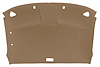 ABS Plastic Headliner for 1994-2003 Chevrolet S-10, GMC Sonoma Standard Cab Truck [Foambacked Cloth, Beige] - image 1