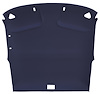 ABS Plastic Headliner for 1994-2003 Chevrolet S-10, GMC Sonoma Extended Cab Truck [Foambacked Cloth, Navy Blue] - image 1