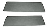 Front Door Panel Inserts for 1947-1955 (1st Series) Chevrolet, GMC Standard Cab Truck [Montana Vinyl, Medium Gray] - image 1