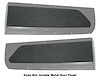 Front Door Panel Inserts for 1955 (2nd Series)-1959 Chevrolet, GMC Standard Cab Truck [Sierra Vinyl, Charcoal] - image 1