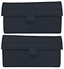 Front Door Panel Pockets for 1979-1991 Chevrolet, GMC Crew/Standard Cab Truck [Sierra Vinyl, Navy Blue] - image 1