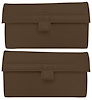 Front Door Panel Pockets for 1979-1991 Chevrolet, GMC Crew/Standard Cab Truck [Vinyl, Prairie Tan] - image 1