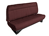 Bench Seat Upholstery for 1988-1996 Chevrolet, GMC C/K Series Standard Cab Truck [Madrid Vinyl, Maroon] - image 1