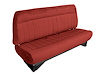Bench Seat Upholstery for 1988-1996 Chevrolet, GMC C/K Series Standard Cab Truck [Madrid Vinyl, Red] - image 1