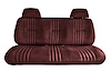 Bench Seat Upholstery for 1995-1998 Chevrolet, GMC C/K Series Standard Cab Truck [Madrid Vinyl, Maroon] - image 1