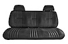 Bench Seat Upholstery for 1995-1998 Chevrolet, GMC C/K Series Standard Cab Truck [Madrid Vinyl, Black] - image 1