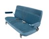 High Back Front Buckets/Rear Bench Seat Upholstery w/o Cutouts for 1973-1987 Chevy Blazer/GMC Jimmy [Light Blue, Light Blue] - image 3