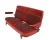 High Back Front Buckets/Rear Bench Seat Upholstery w/o Cutouts for 1973-1987 Chevy Blazer/GMC Jimmy [Firethorne Red, Red] - image 3