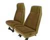 High Back Front Buckets/Rear Bench Seat Upholstery w/o Cutouts for 1973-1987 Chevy Blazer/GMC Jimmy [Buckskin, Light Saddle] - image 2