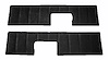 Rear Door Panel Inserts for 1981-1988 Chevy Suburbans [Velour, Black] - image 1