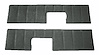 Rear Door Panel Inserts for 1981-1988 Chevy Suburbans [Velour, Charcoal] - image 1