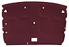 ABS Plastic Headliner for 1993-1997 Ford Ranger Standard Cab Truck [Foambacked Cloth, Dark Ruby Red] - image 1