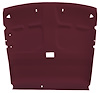 ABS Plastic Headliner for 1993-1997 Ford Ranger Extra Cab Truck [Foambacked Cloth, Dark Ruby Red] - image 1