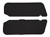 Sun Visors for 1993-1997 Ford Ranger [Without Mirrors, Foambacked Cloth, Black] - image 1