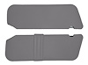 Sun Visors for 1993-1997 Ford Ranger [Without Mirrors, Foambacked Cloth, Medium Opal Gray] - image 1
