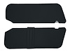 Sun Visors for 1993-1997 Ford Ranger [Without Mirrors, Sierra Vinyl, Black] - image 1