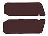 Sun Visors for 1993-1997 Ford Ranger [Without Mirrors, Madrid Vinyl, Maroon] - image 1