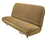 Front Bench Seat Upholstery for 1983-1992 Ford Ranger Standard Cab Truck [Palomino Sierra Grain, Sandstone Encore Velour] - image 1