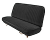 Front Bench Seat Upholstery for 1983-1992 Ford Ranger Standard Cab Truck [Black Sierra Vinyl] - image 1
