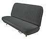 Front Bench Seat Upholstery for 1983-1992 Ford Ranger Standard Cab Truck [Charcoal Sierra Vinyl] - image 1