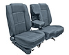 60/40 Bucket Seat Upholstery for 1983-1992 Ford Ranger Standard Cab Truck w/XLT Trim [Medium Blue Sierra Vinyl] - image 1