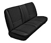 Front Bench Seat Upholstery for 1983-1992 Ford Ranger Standard Cab Truck w/4x4 [Black Sierra Vinyl] - image 1