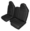 60/40 Front Seat Upholstery for 1998-2003 Ford Ranger Standard Cab Truck [Black Sierra Vinyl] - image 1