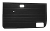 Door Panels for 1988-1989 Ford Ranger Standard Cab, Bronco II [Sierra Vinyl, Black] - image 1