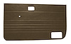 Door Panels for 1988-1989 Ford Ranger Standard Cab, Bronco II [Sierra Vinyl, Saddle] - image 1