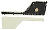 Door Panel Inserts for 1973-1979 Ford F-100, 1975-1979 Ford F-150 [Corinthian, White] - image 1